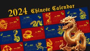 Chinese Lunar new year calendar