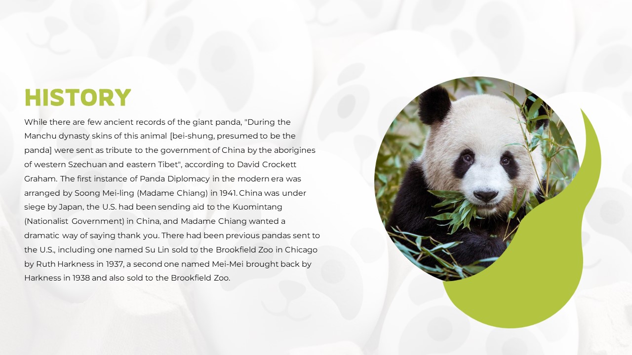 history of panda diplomacy