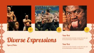 Maori Haka dance expressions