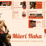 Plantilla de baile Maori Haka