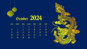 October 2024 Chinese New Year Calendar