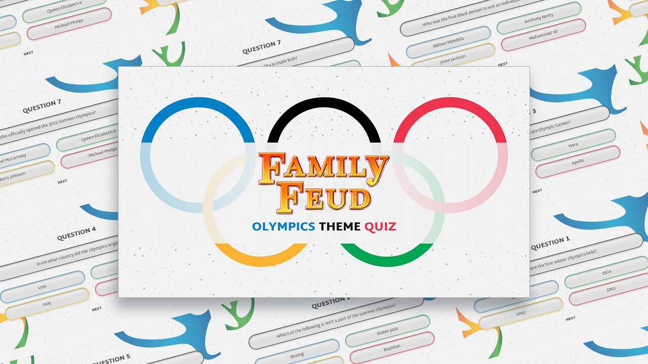 Olympic Family Feud Template