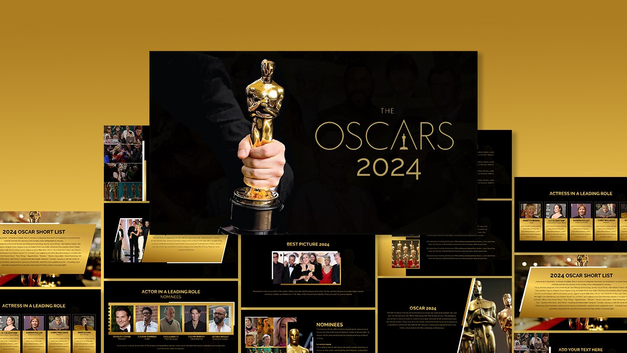 Oscars 2024 template