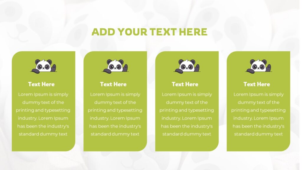 Free Panda Diplomacy Google Slides & PowerPoint Template