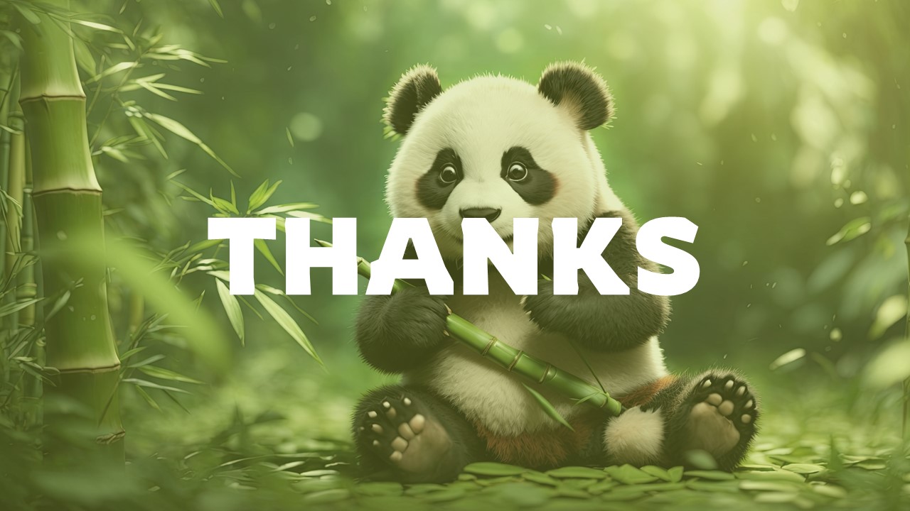 Panda Thanks Slides