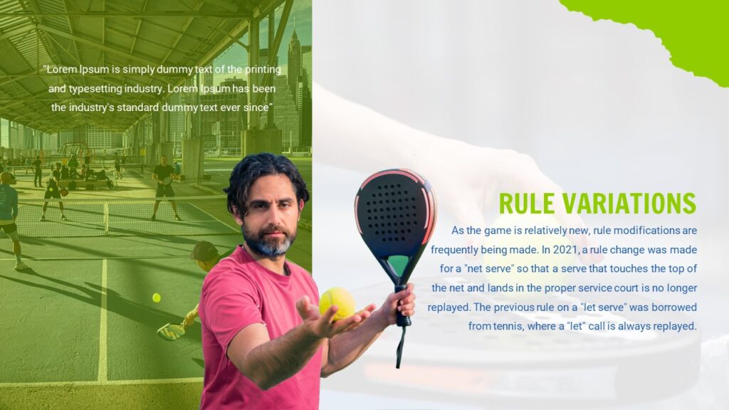 Free Pickleball Google Slides & PowerPoint Template