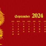 Calendario chino de septiembre de 2024
