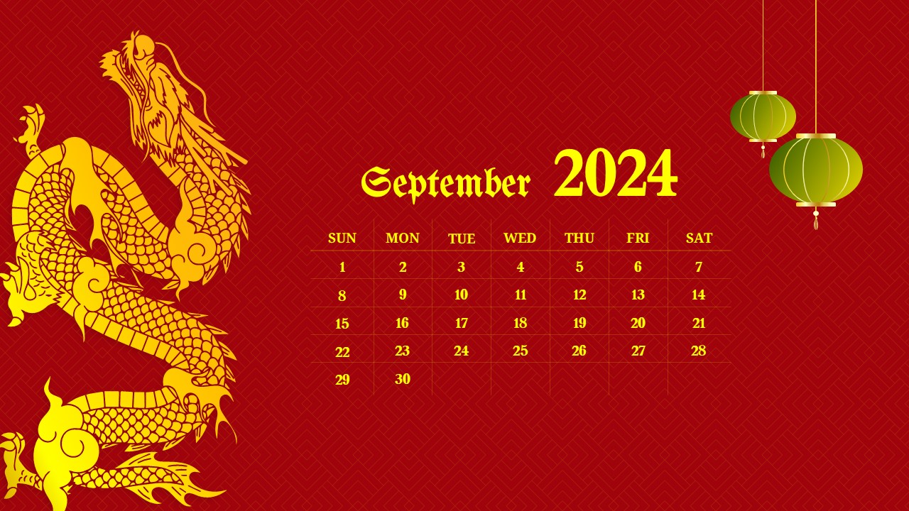 September 2024 chinese calendar