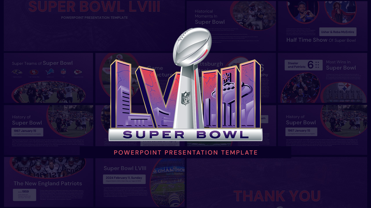 Super Bowl game template