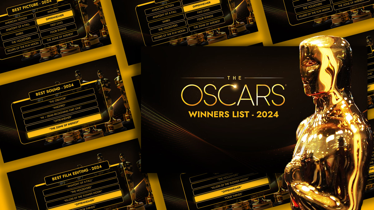 Lista de ganadores de los Oscar 2024