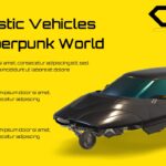 Cyberpunk futuristic vehicles