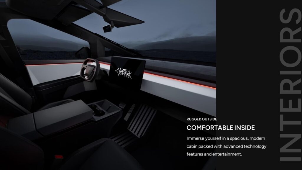 Free Tesla Cybertruck Template for PowerPoint And Google Slides