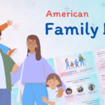 Plantilla gratuita para el Día de la Familia Estadounidense