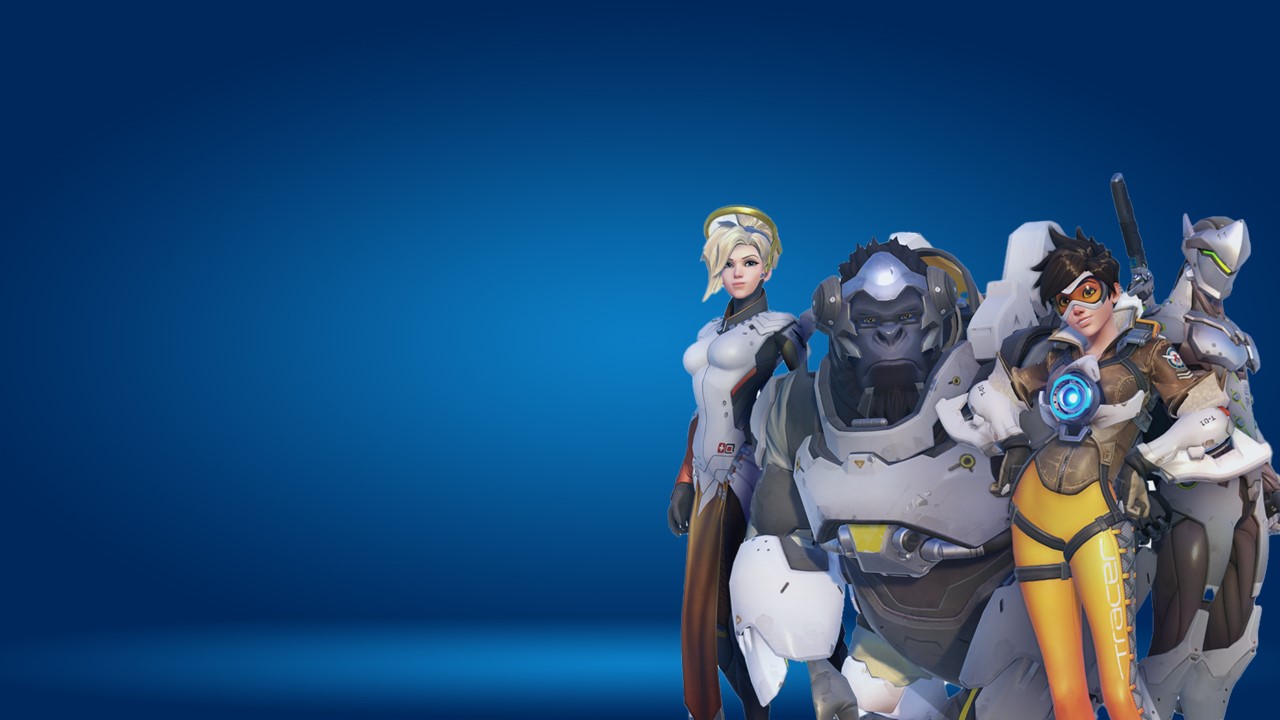overwatch game inspired background