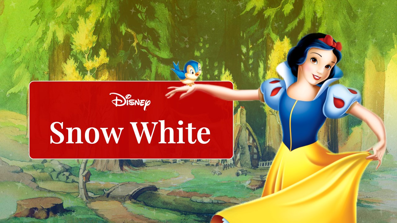 Plantilla gratuita de Blancanieves de la princesa Disney