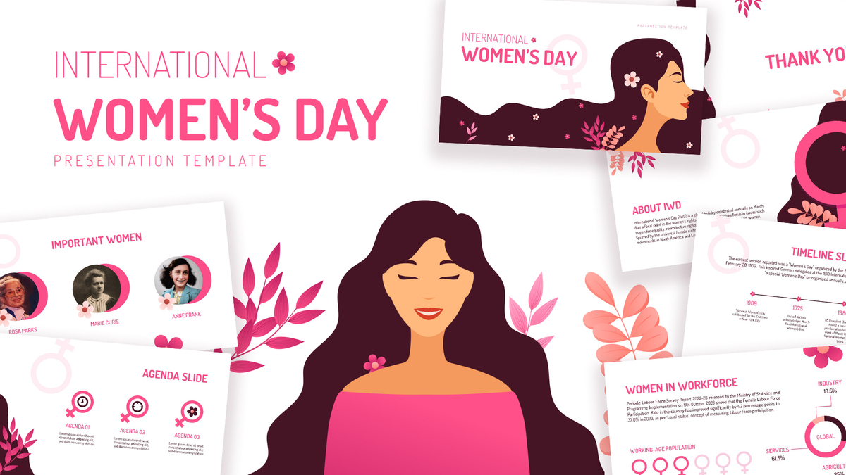 Women's day template
