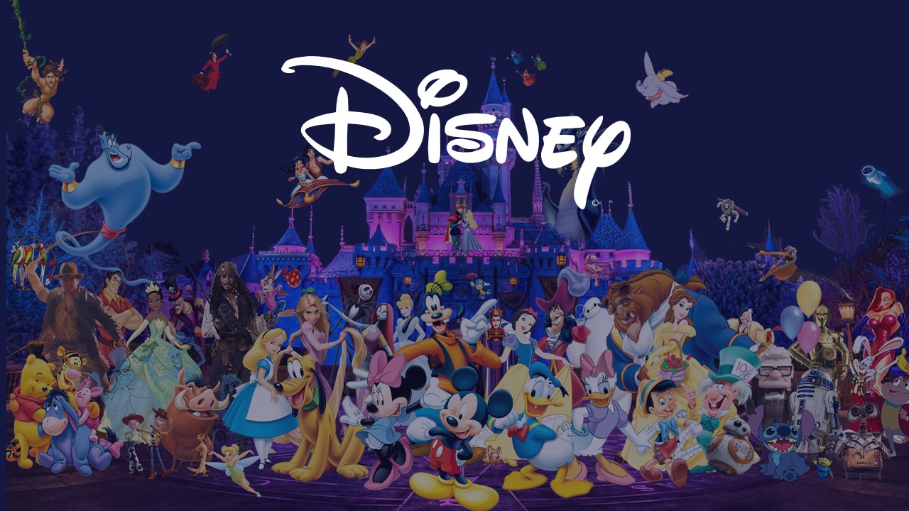 Fondo de dibujos animados de Disney