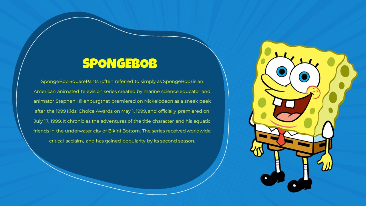 About SpongeBob Ocean template
