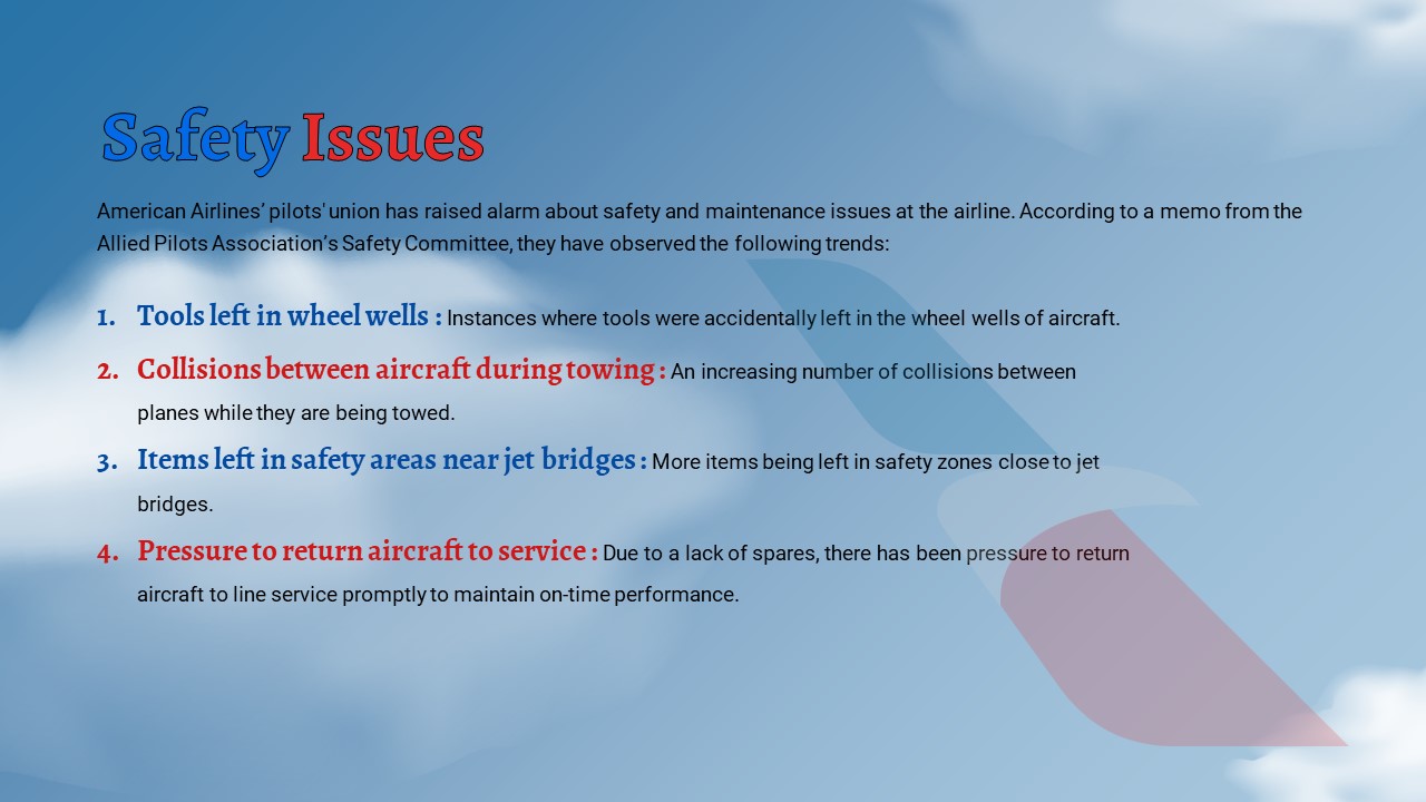 American Airlines Safety Issues