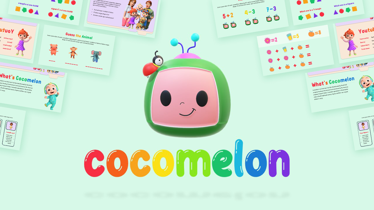 animated cocomelon template