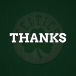 Boston Celtics Thanks