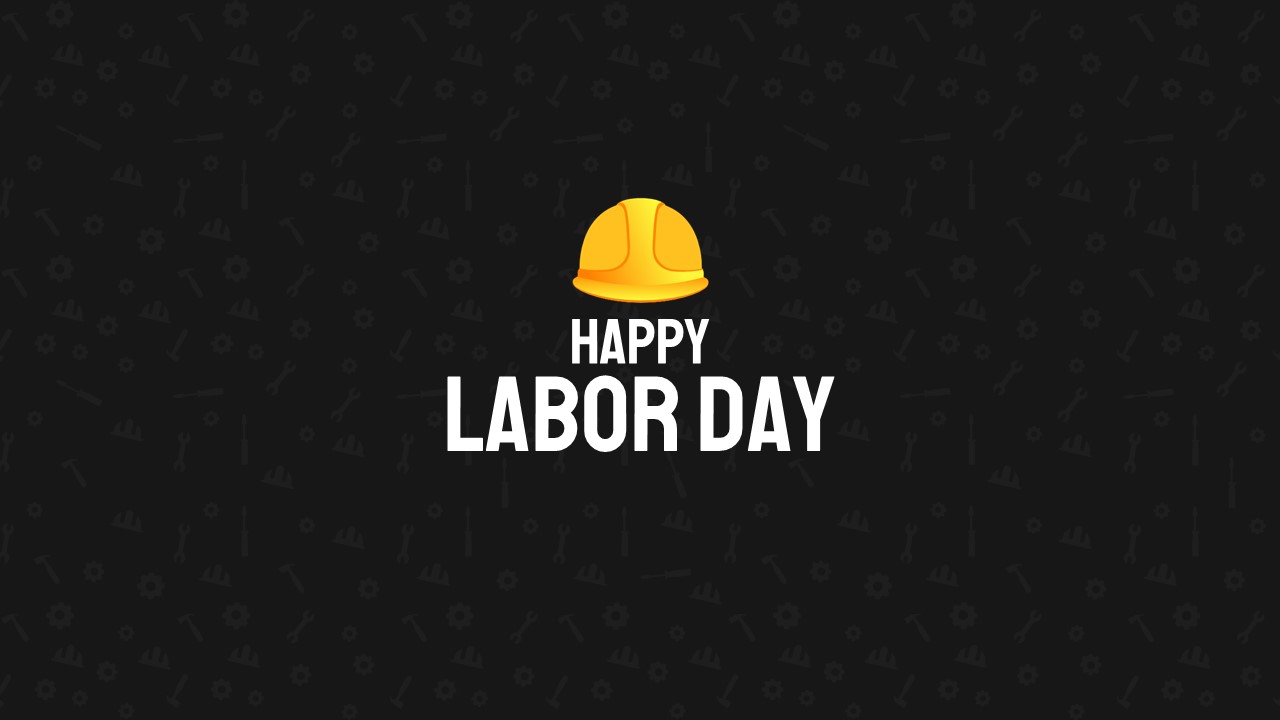 simple labour day template