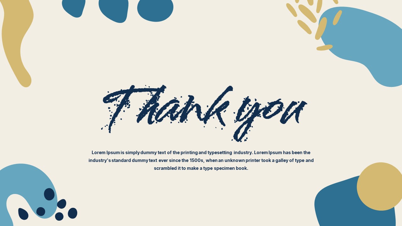 Thank You Notes on Retirement Free PowerPoint Template & Google Slides