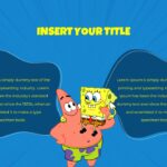 SpongeBob cartoon presentation template