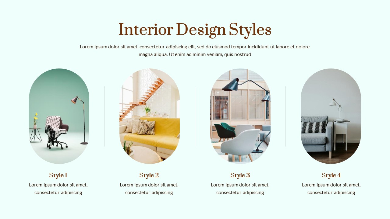 furniture designs for presentation