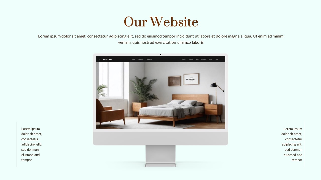 furniture website template