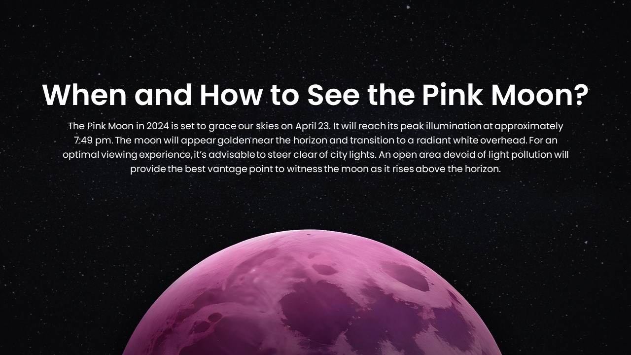 when to see pink moon