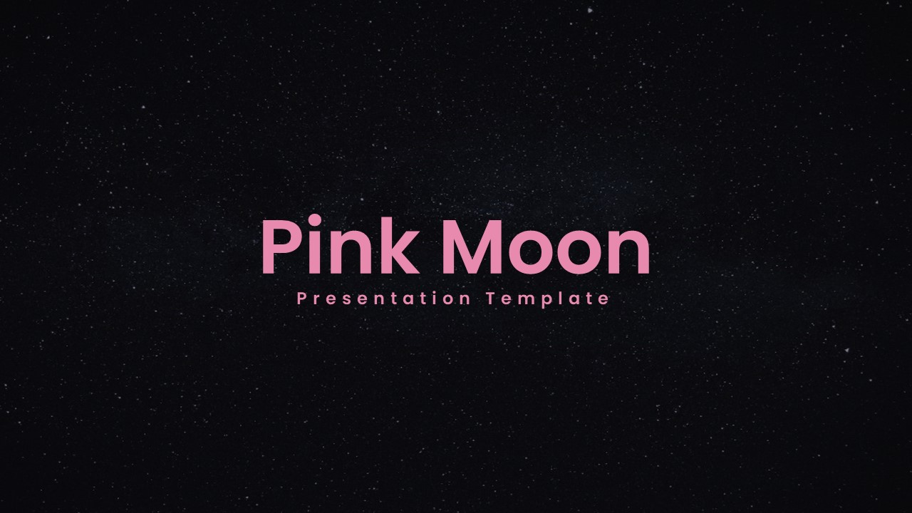 pink moon template