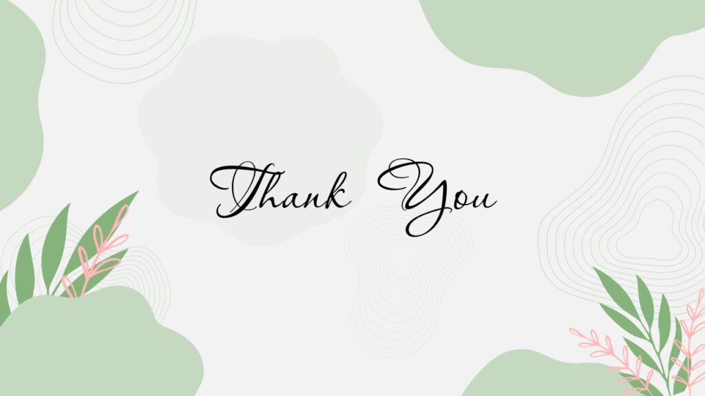 Free simple thank you slides slidechef