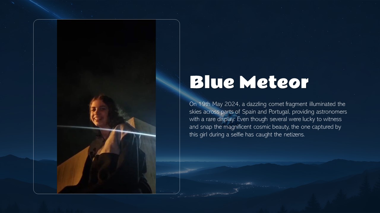 Electric Blue Meteor