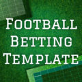 Football betting square game template