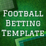 Football betting square game template