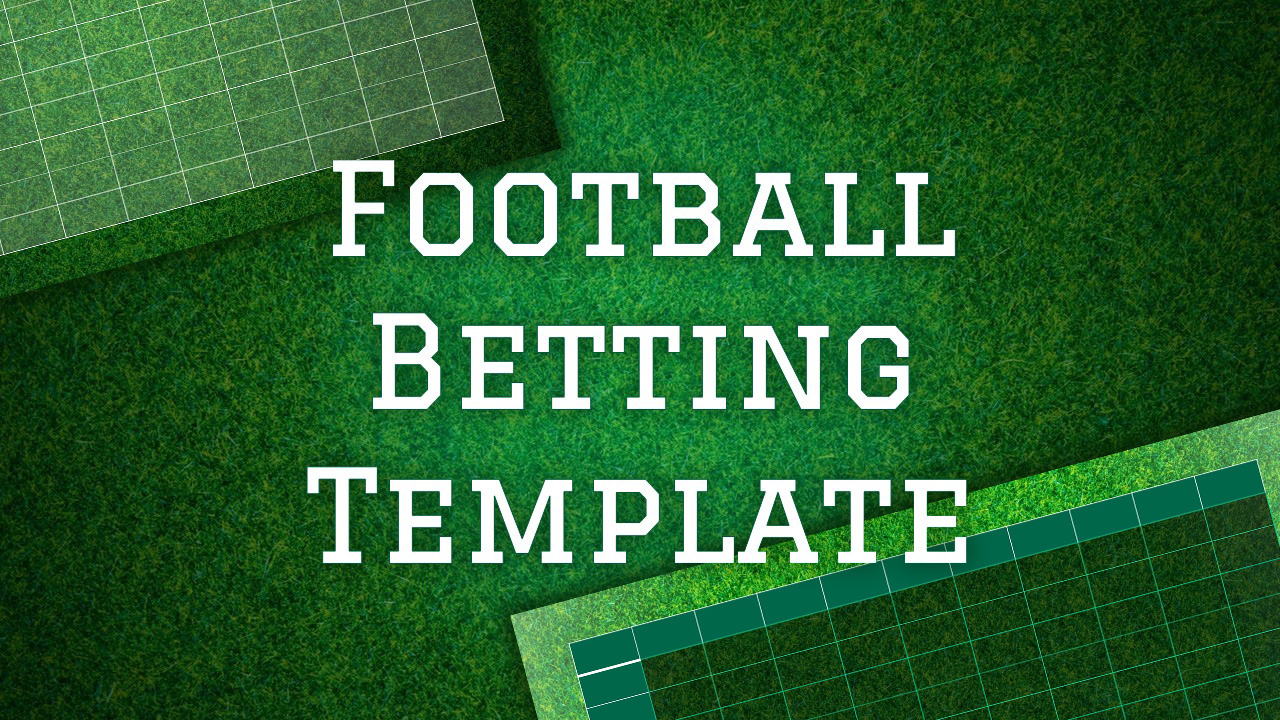 Football betting square game template