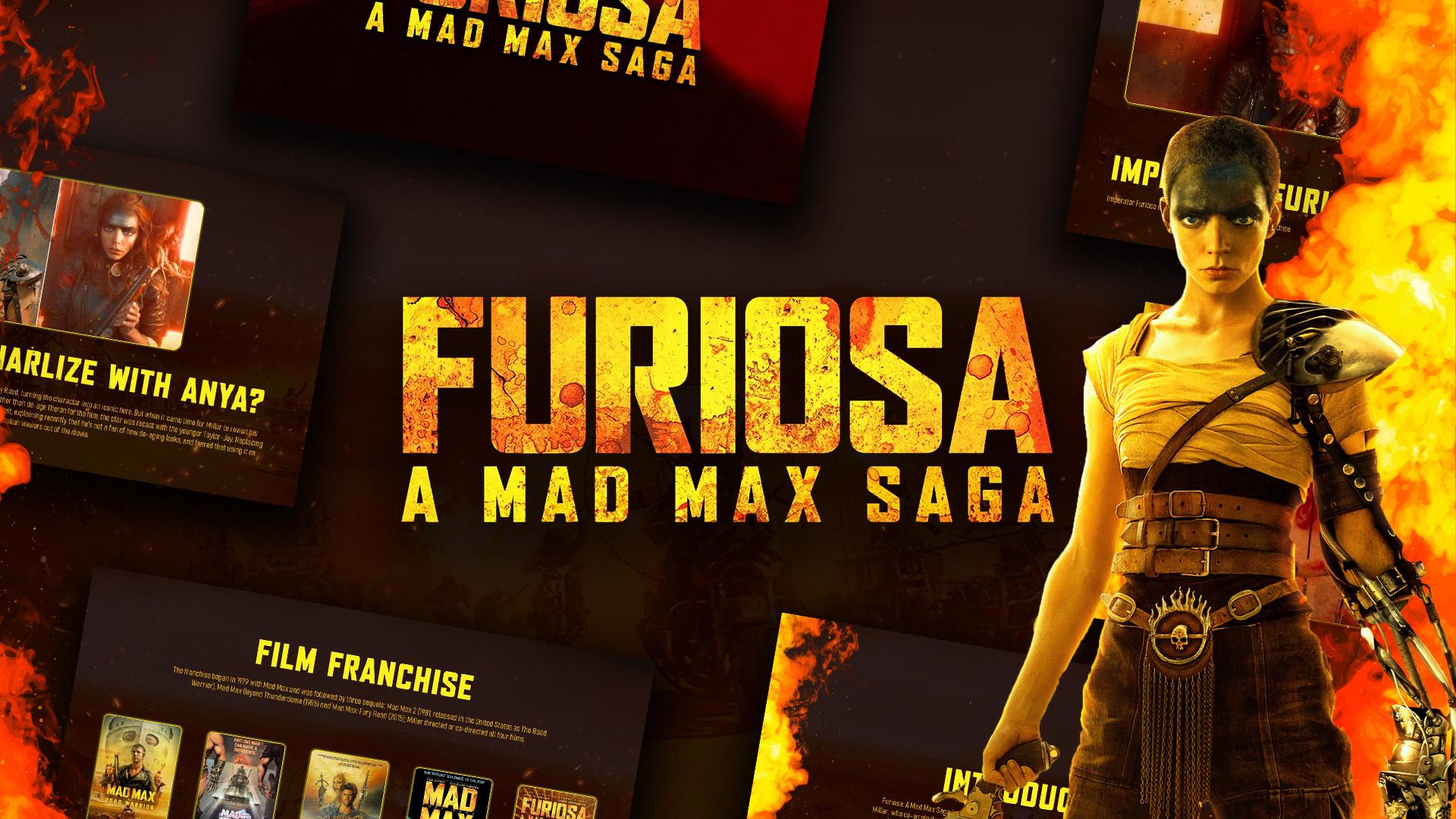 Furiosa Mad Max Movie Template