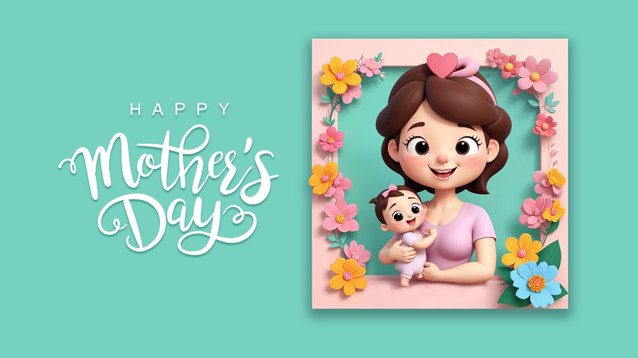 cute mothers day template