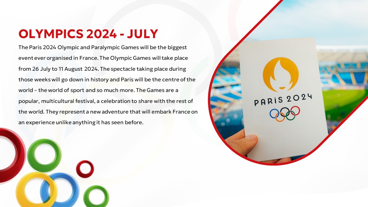 Paris Olympics 2024 Free Sports PowerPoint Template - SlideChef