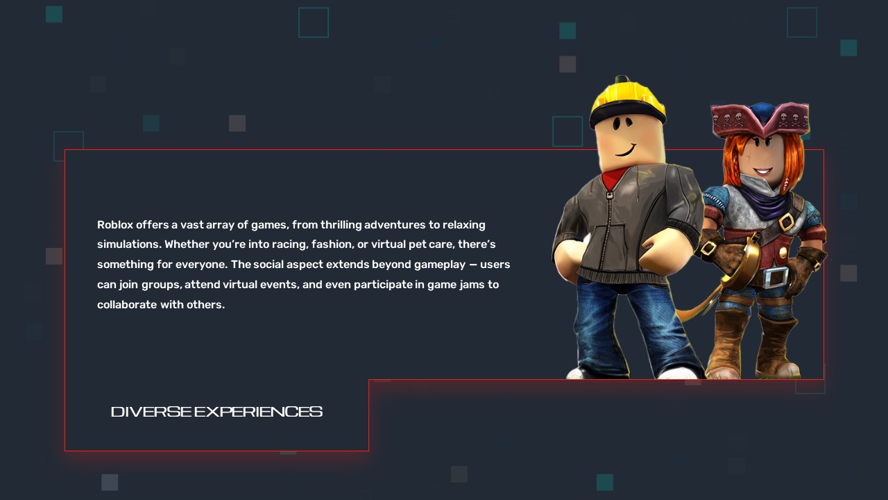 Roblox Template Free PPT & Google Slides - SlideChef