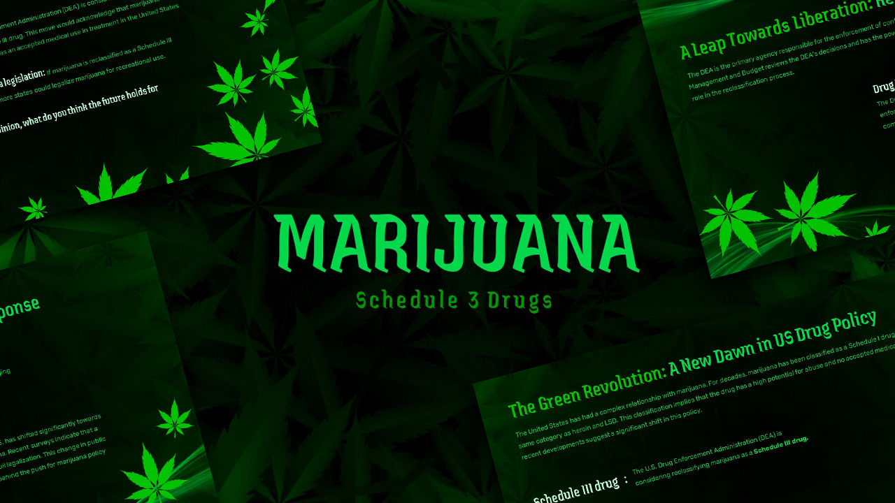 Drogas de la lista 3 Marihuana