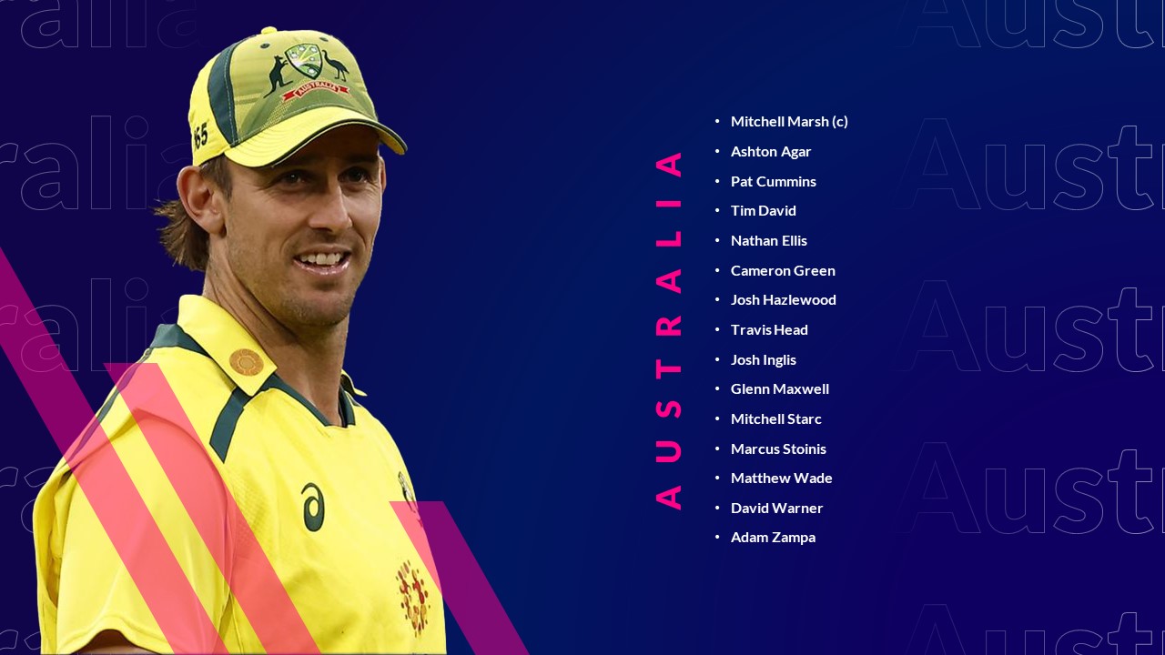 T20 World Cup Australia Squad