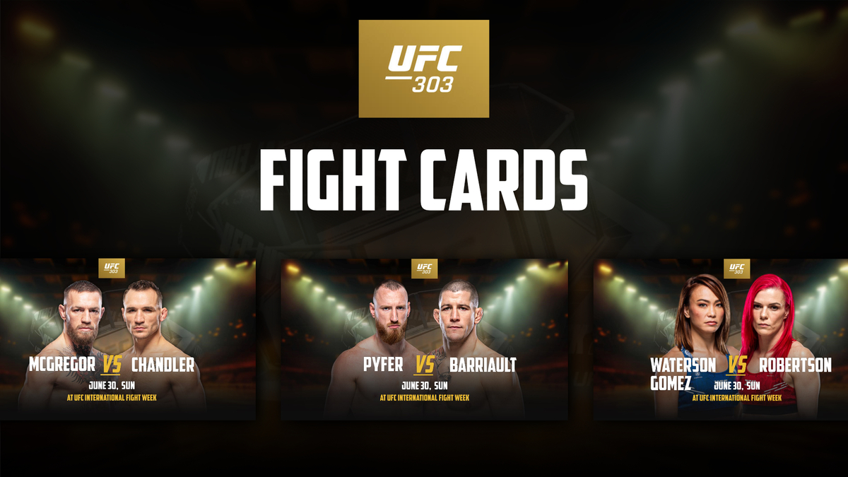 UFC 303 Fight card