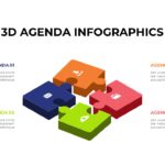 3d agenda infographics