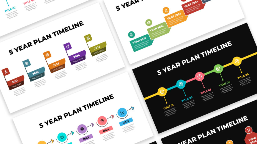 5 year timeline template
