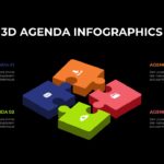 dark theme agenda infographics