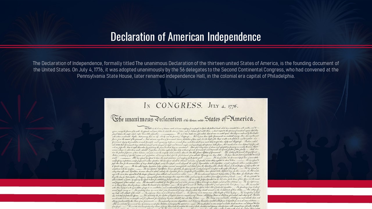 Declaration of America Independence