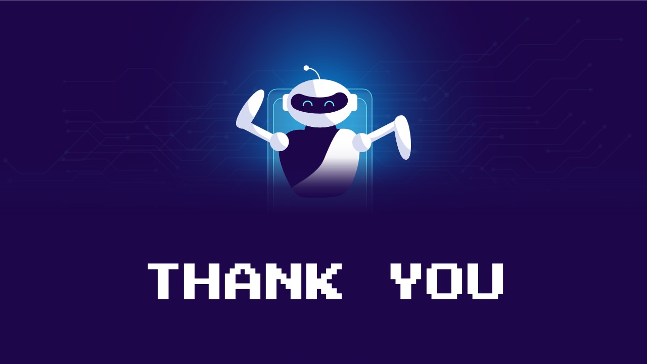 AI Thank You Template for PowerPoint and Google Slides - SlideChef