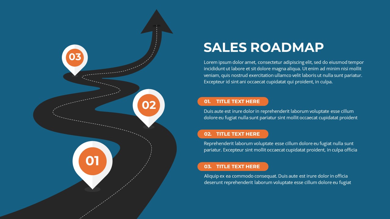 Sales Roadmap Infographic